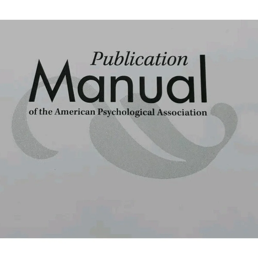 Publication Manual for the American Psychological‎ Association Sixth Edition